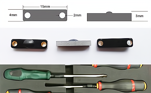 RFID超高頻工具管理抗金屬標簽UT8157